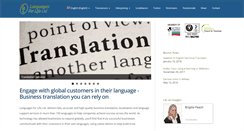 Desktop Screenshot of languagesforlifeltd.com